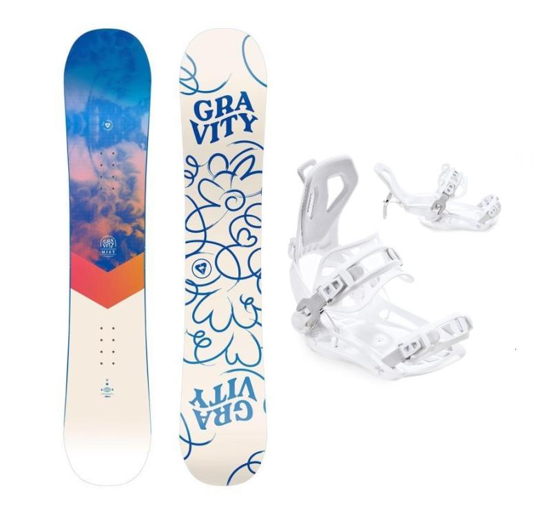 Gravity Mist 24/25 dámský snowboard + Raven Fastec FT360 white vázání Gravity