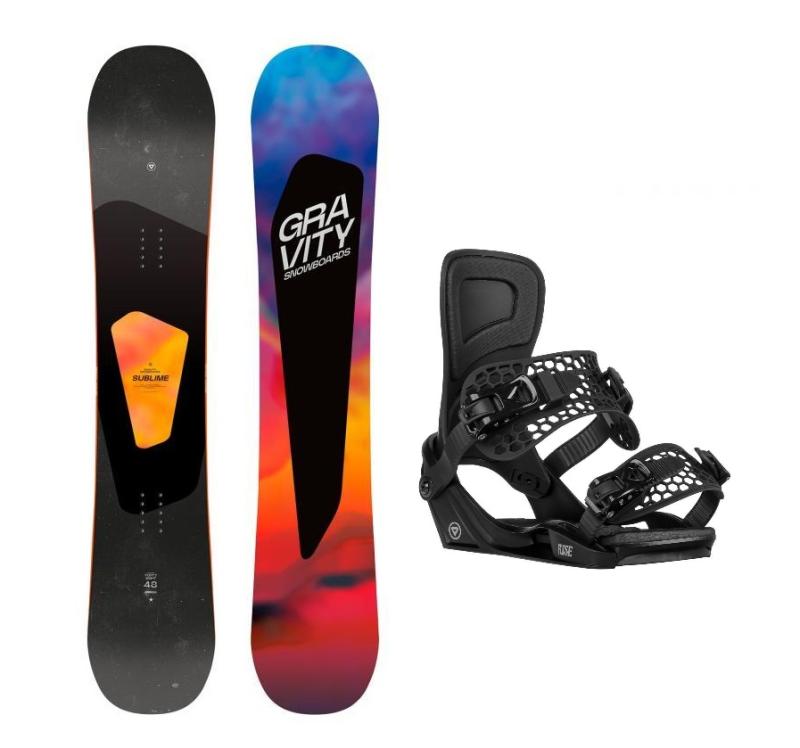 Gravity Sublime 24/25 dámský snowboard + Gravity Rise black vázání Gravity