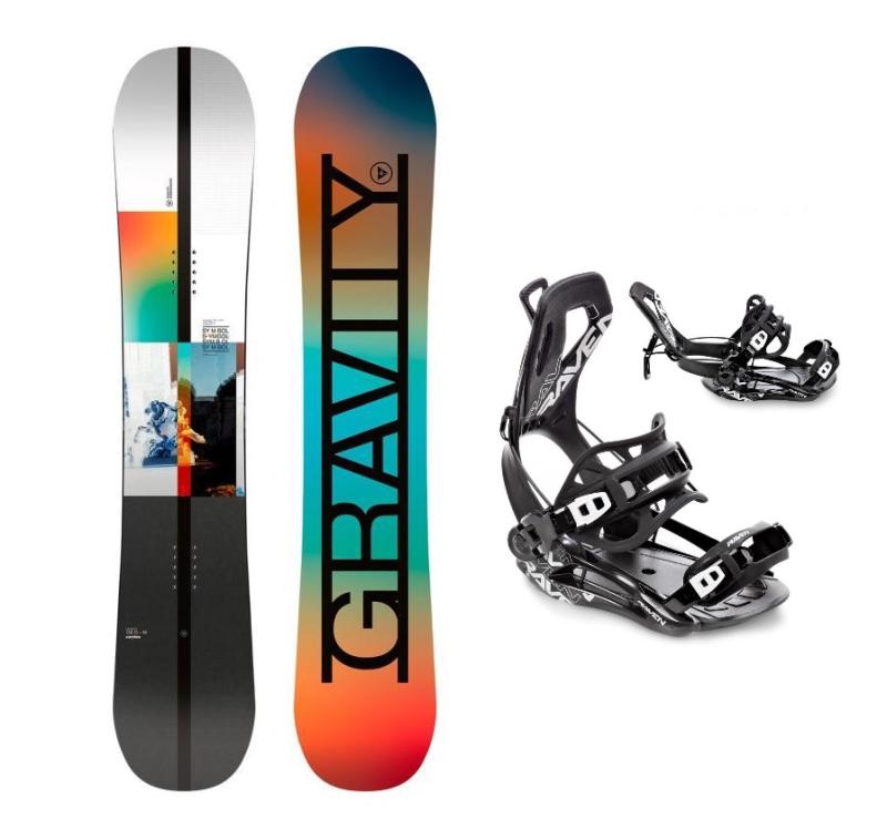 Gravity Symbol 24/25 pánský snowboard + Raven Fastec FT360 black vázání Gravity