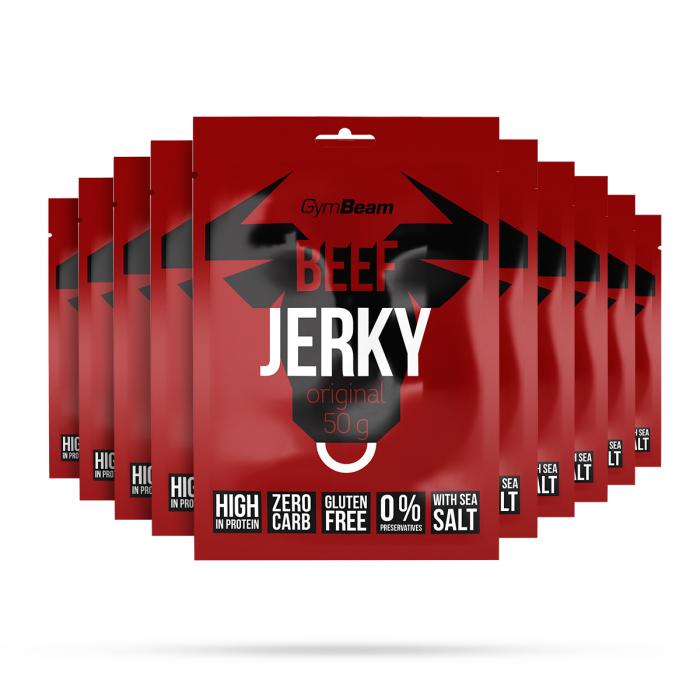 GymBeam Beef Jerky 10 x 50 g GymBeam