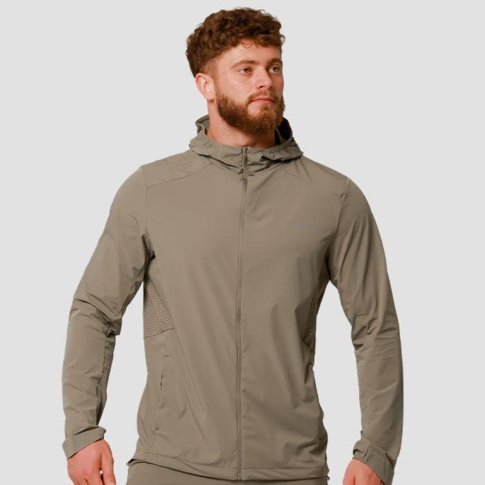 GymBeam Běžecká bunda Pulse Vetiver GymBeam