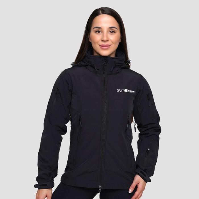 GymBeam Dámská bunda Softshell Black GymBeam