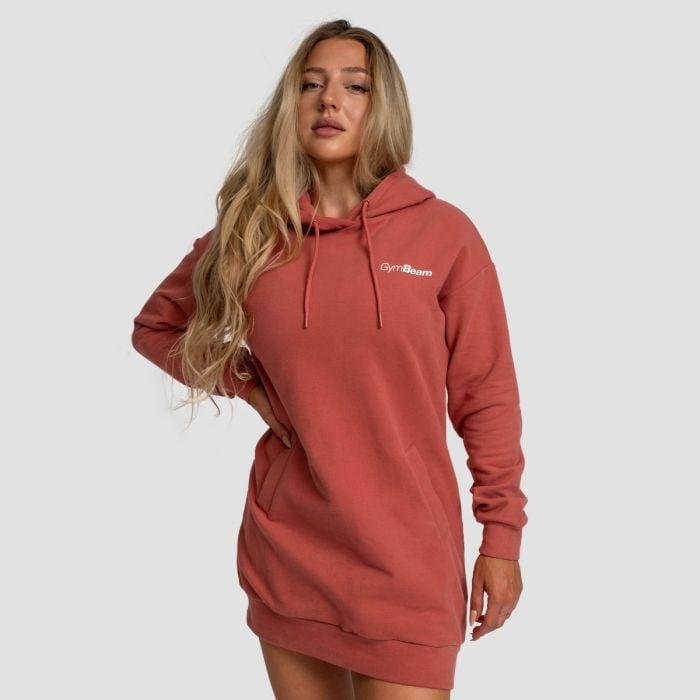 GymBeam Dámská Longline mikina Limitless Cinnamon GymBeam