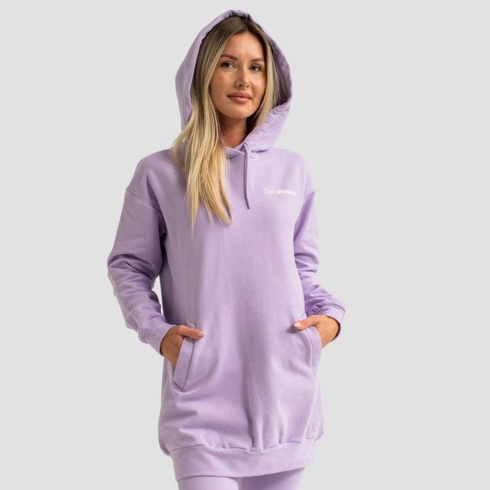 GymBeam Dámská Longline mikina Limitless Lavender GymBeam
