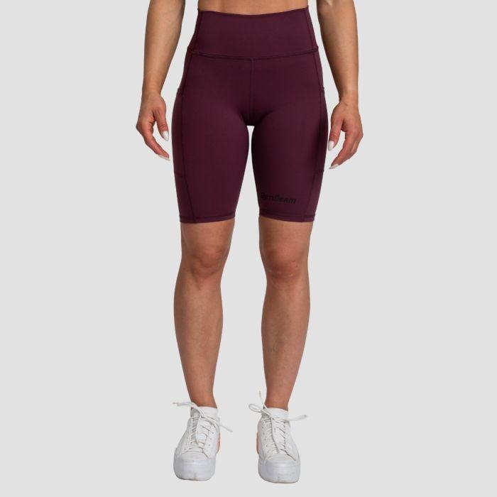 GymBeam Dámské šortky Biker Eggplant GymBeam