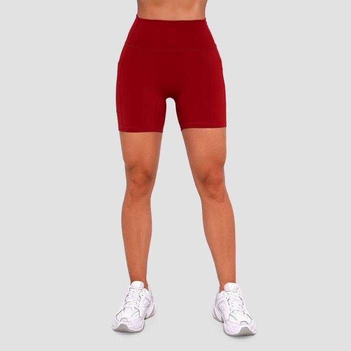 GymBeam Dámské šortky Ignite Dark Red GymBeam