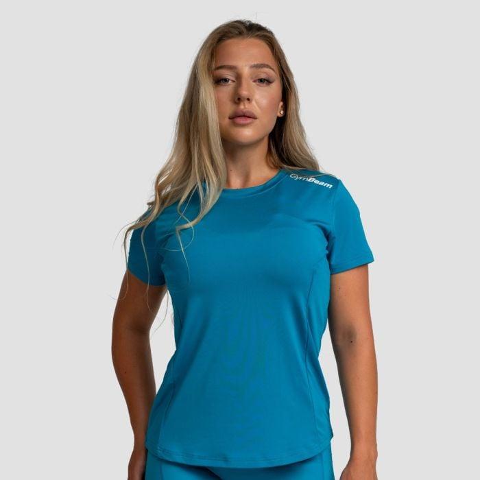 GymBeam Dámské sportovní tričko Limitless Aquamarine GymBeam