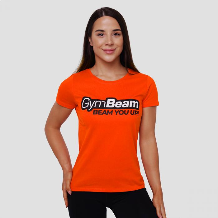 GymBeam Dámské Tričko Beam Orange GymBeam