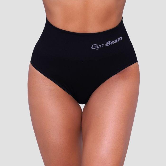GymBeam Kalhotky Highrise 2Pack Black GymBeam
