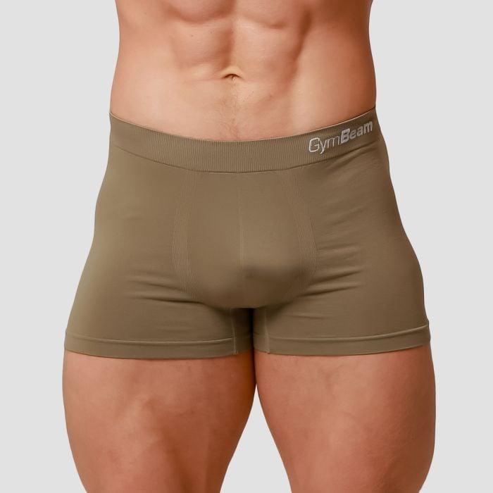 GymBeam Men’s Seamless Boxers 2Pack Army GymBeam