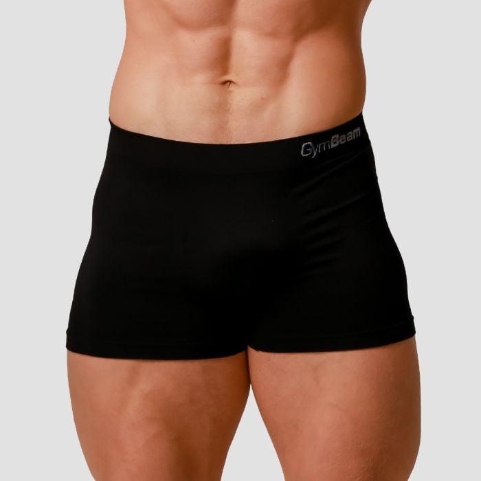 GymBeam Men’s Seamless Boxers 2Pack Black GymBeam