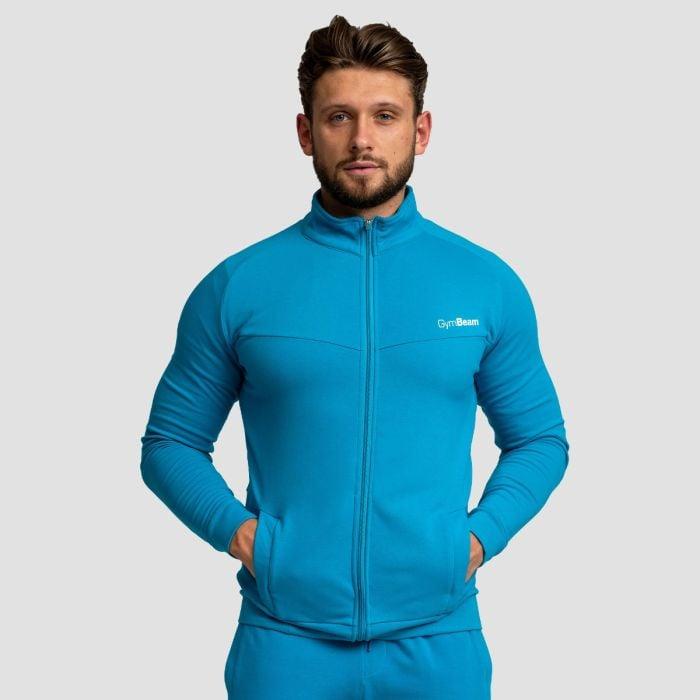 GymBeam Mikina se zipem Limitless Aquamarine GymBeam