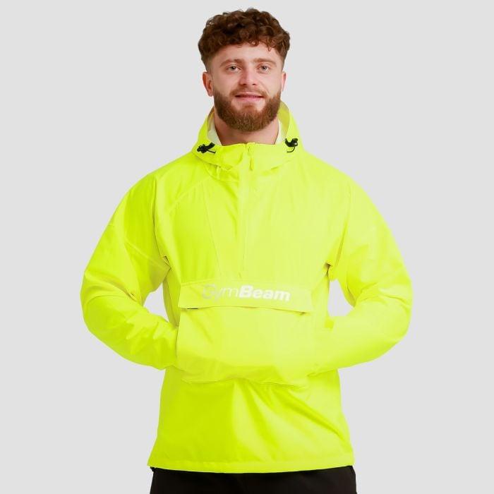 GymBeam Pánská bunda Rain Smock Citric GymBeam