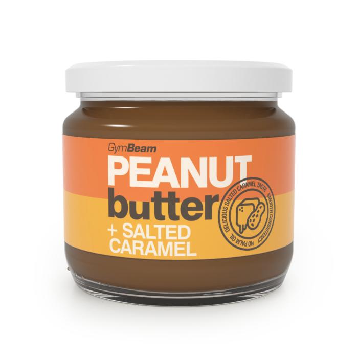 GymBeam Peanut butter with salted caramel 340 g GymBeam