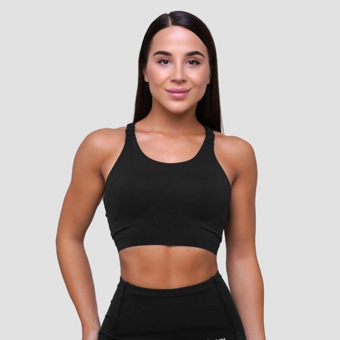 GymBeam Pulse Running Sports Bra Black GymBeam