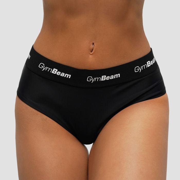 GymBeam Spodní díl plavek Sporty Black GymBeam