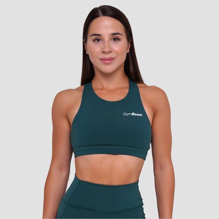 GymBeam Sportovní podprsenka Ignite Dark Green GymBeam