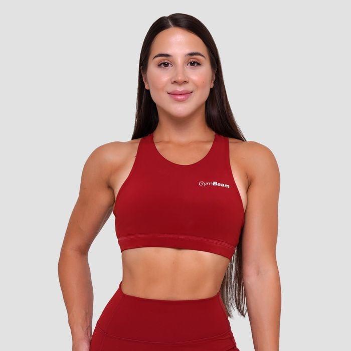 GymBeam Sportovní podprsenka Ignite Dark Red GymBeam