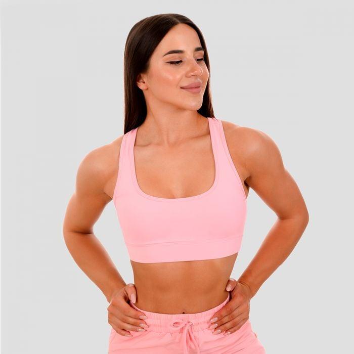GymBeam Sportovní podprsenka Mesh Panel pink GymBeam