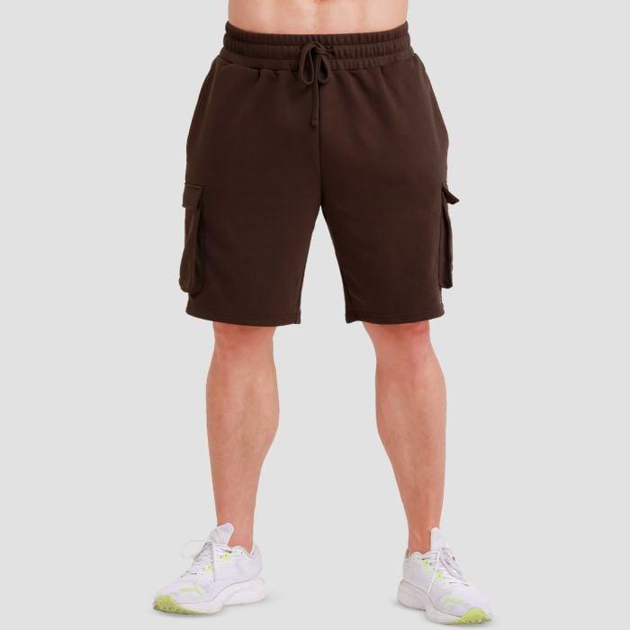 GymBeam Utility Shorts Brown GymBeam