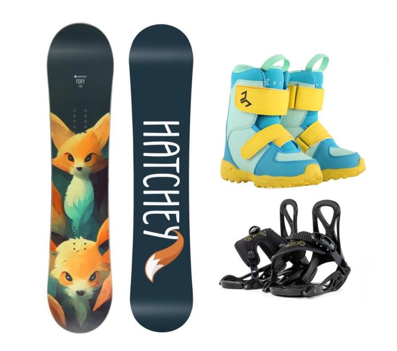 Hatchey Foxy dětský snowboard + Beany Kido vázání + Beany Joker boty Hatchey