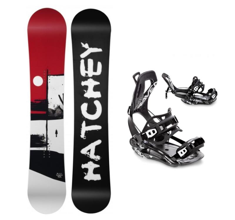 Hatchey Legacy snowboard + Raven Fastec FT360 black vázání Hatchey