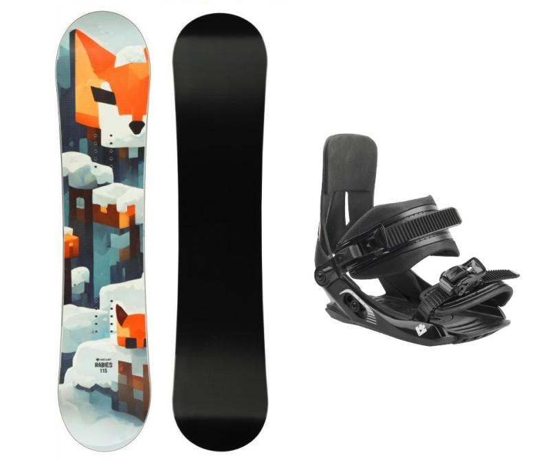 Hatchey Rabbies SPR juniorský snowboard + Hatchey Tactic Junior vázání Hatchey