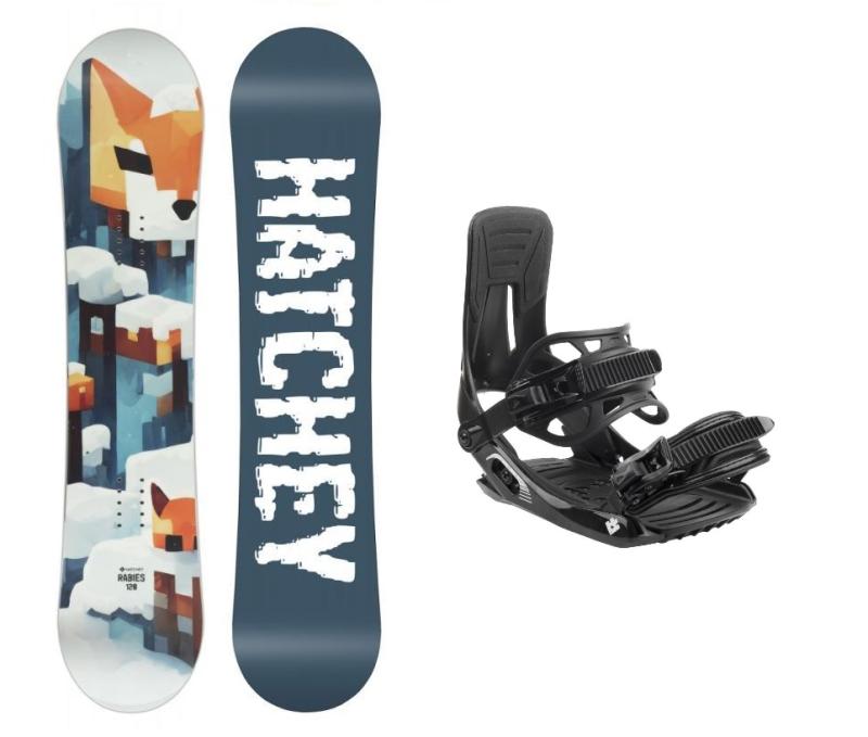 Hatchey Rabies juniorský snowboard + Hatchey Tactic vázání Hatchey