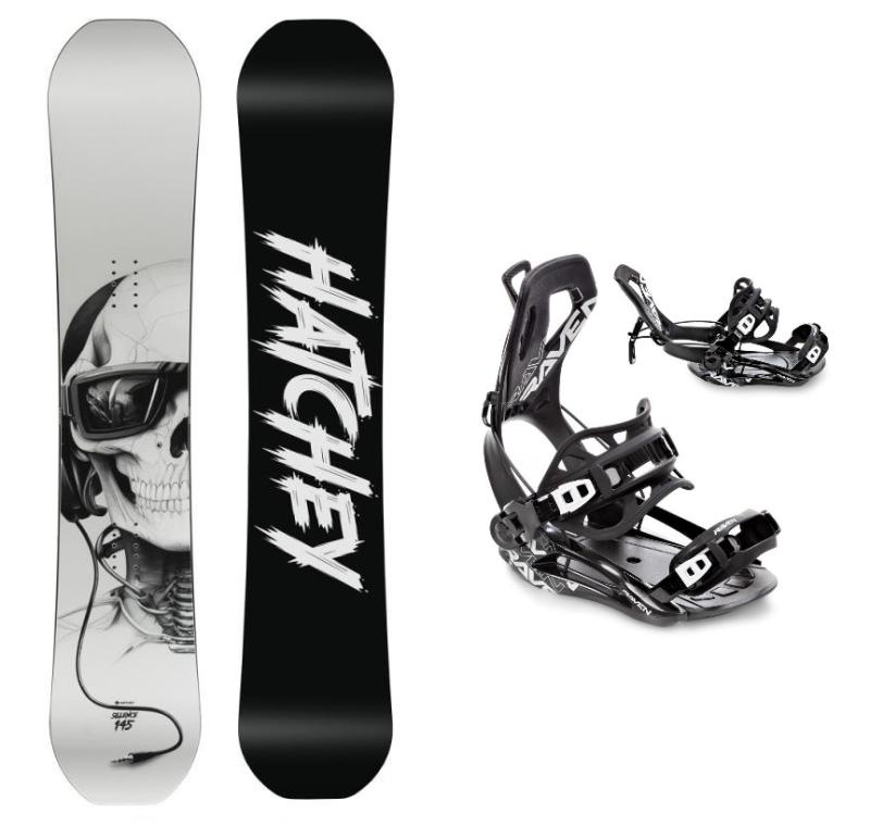 Hatchey Sillence snowboard + Raven Fastec FT360 black vázání Hatchey