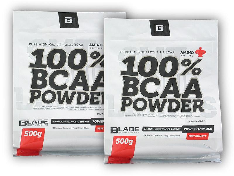 Hi Tec Nutrition 2x BS BLADE BCAA 2-1-1 powder 500g Hi Tec Nutrition