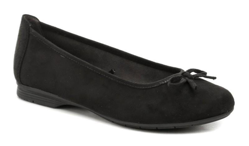 Jana 8-22164-41 černé dámské baleríny šíře H Jana