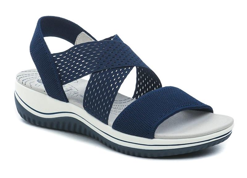 Jana 8-28768-42 navy dámské sandály šíře H Jana