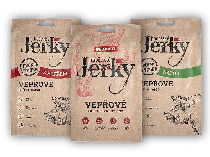 Jihočeské Jerky Vepřové 20g Jihočeské Jerky