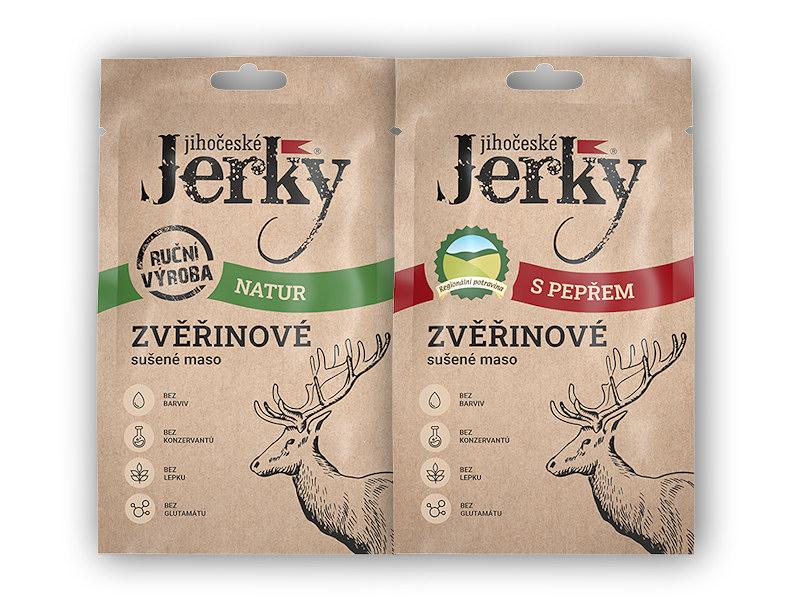 Jihočeské Jerky Zvěřinové 20g Jihočeské Jerky