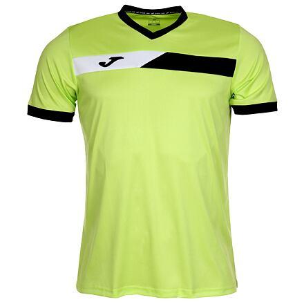 Joma Court Short Sleeve T-shirt pánské triko limetková Joma