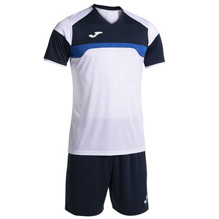 Joma Danubio III pánské triko a šortky bílá-navy Joma