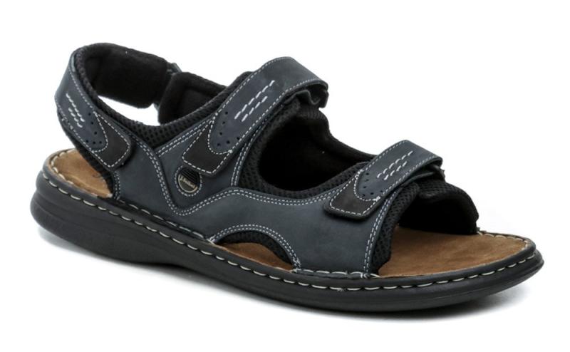 Josef Seibel 10236 modré pánské nadměrné sandály Josef Seibel