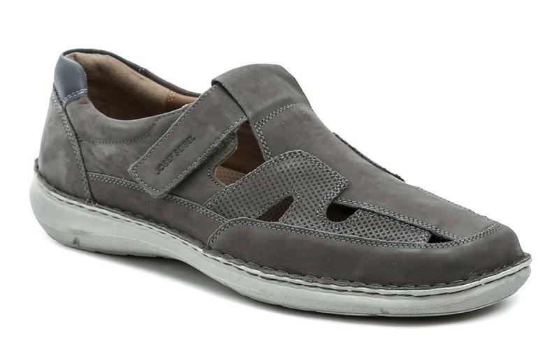 Josef Seibel 44981-518 New Anvers 81 šedé pánské nadměrné polobotky Josef Seibel