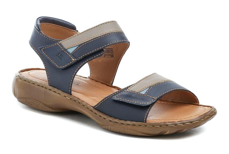Josef Seibel 76719 Debra 19 navy dámské nadměrné sandály Josef Seibel