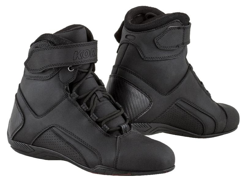 Kore Boty na motorku Velcro 2.0 černé KORE