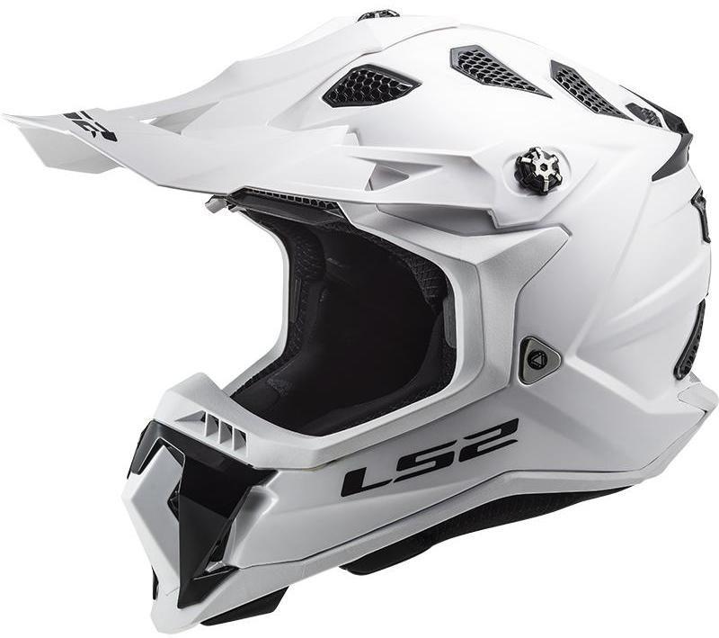 LS2 Motokrosová přilba MX700 Subverter Single Mono 06 bílá lesklá LS2
