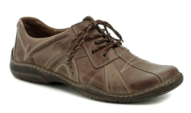 Mateos 181-A hnědé pánské nadměrné polobotky Mateos