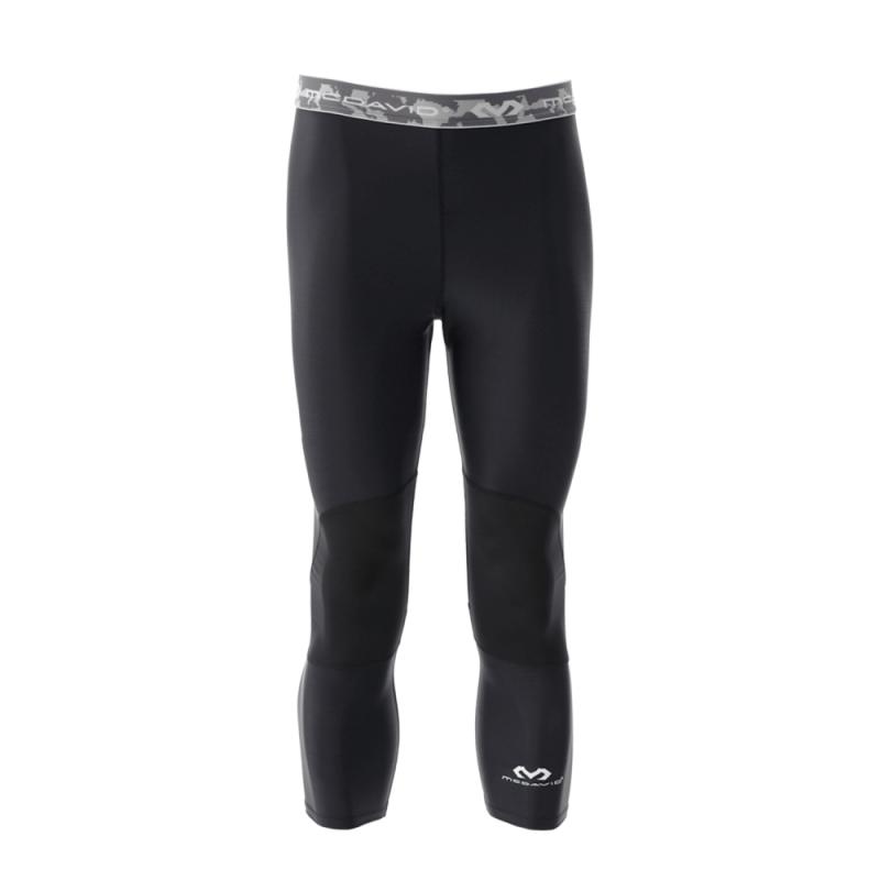 McDavid Compression 3/4 Tight With Dual Layer Knee Support Black McDavid