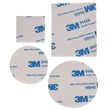 Merco 3M Fix Plates sada oboustranných nálepek 4 ks bílá Merco
