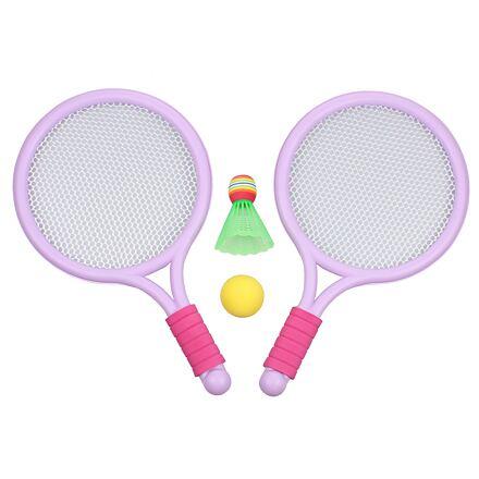 Merco Racket Ball Games sada pálek s míčky fialová Merco