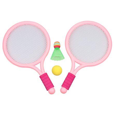 Merco Racket Ball Games sada pálek s míčky růžová Merco