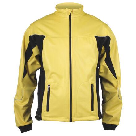 Merco Ski Windproof softshelová bunda žlutá-černá Merco