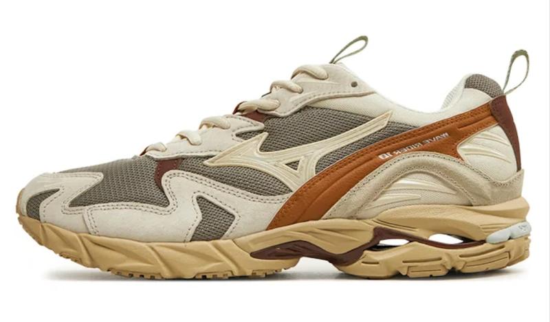 Mizuno WAVE RIDER 10 PREMIUM / Vintage Khaki/Summer Sand/Pumpkin Spice tenisky Mizuno