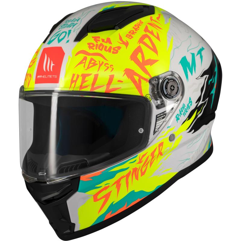 MT Helmets Stinger 2 Ardent bílo-žlutá Mt Helmets