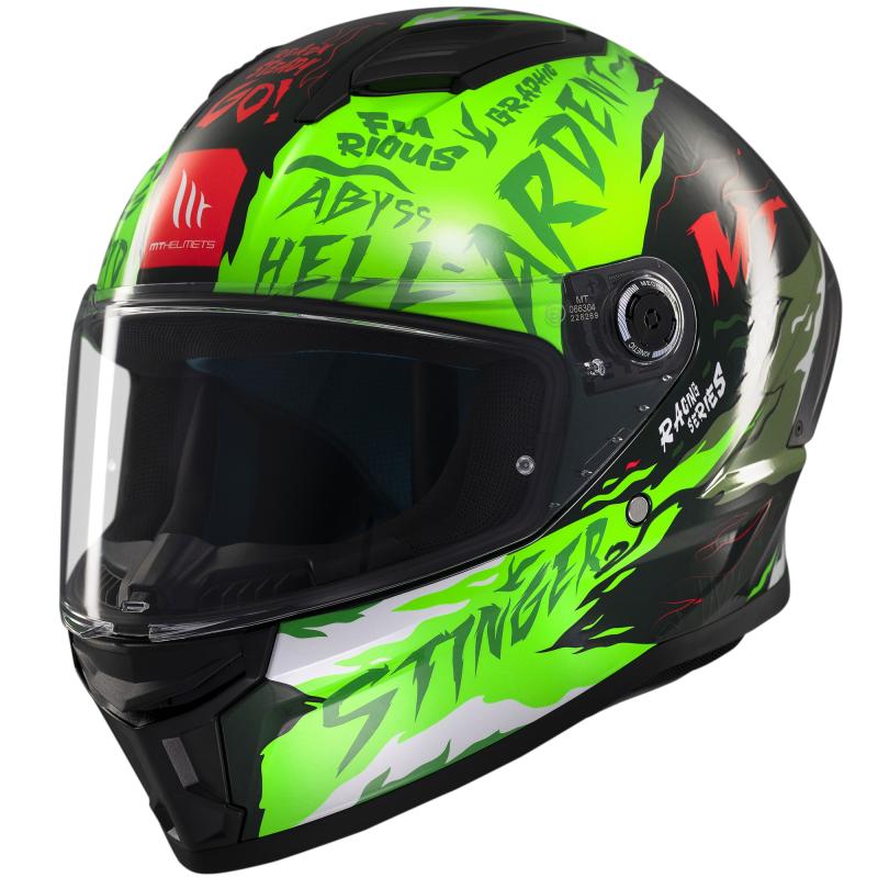 MT Helmets Stinger 2 Ardent zelená Mt Helmets